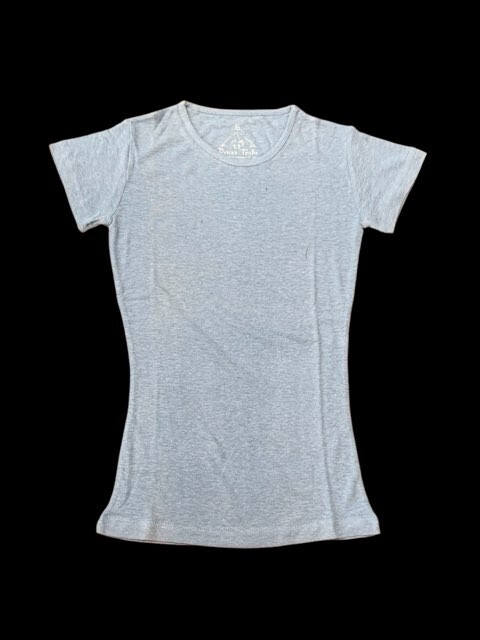 Divine Tribe Hemp Bamboo Soy Shirt Women’s Small Light Blue Eco Yoga Tee Top