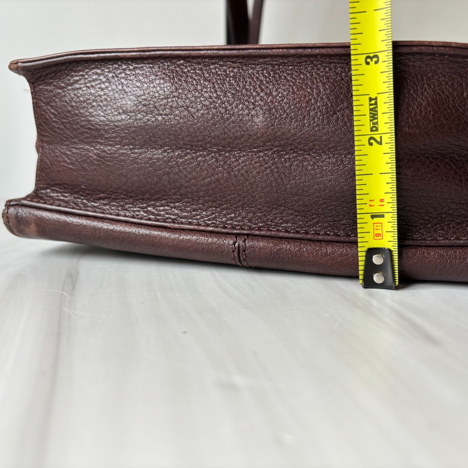 BRIGHTON Contempo City Brown Leather Crossbody Organizer Shoulder Bag Purse