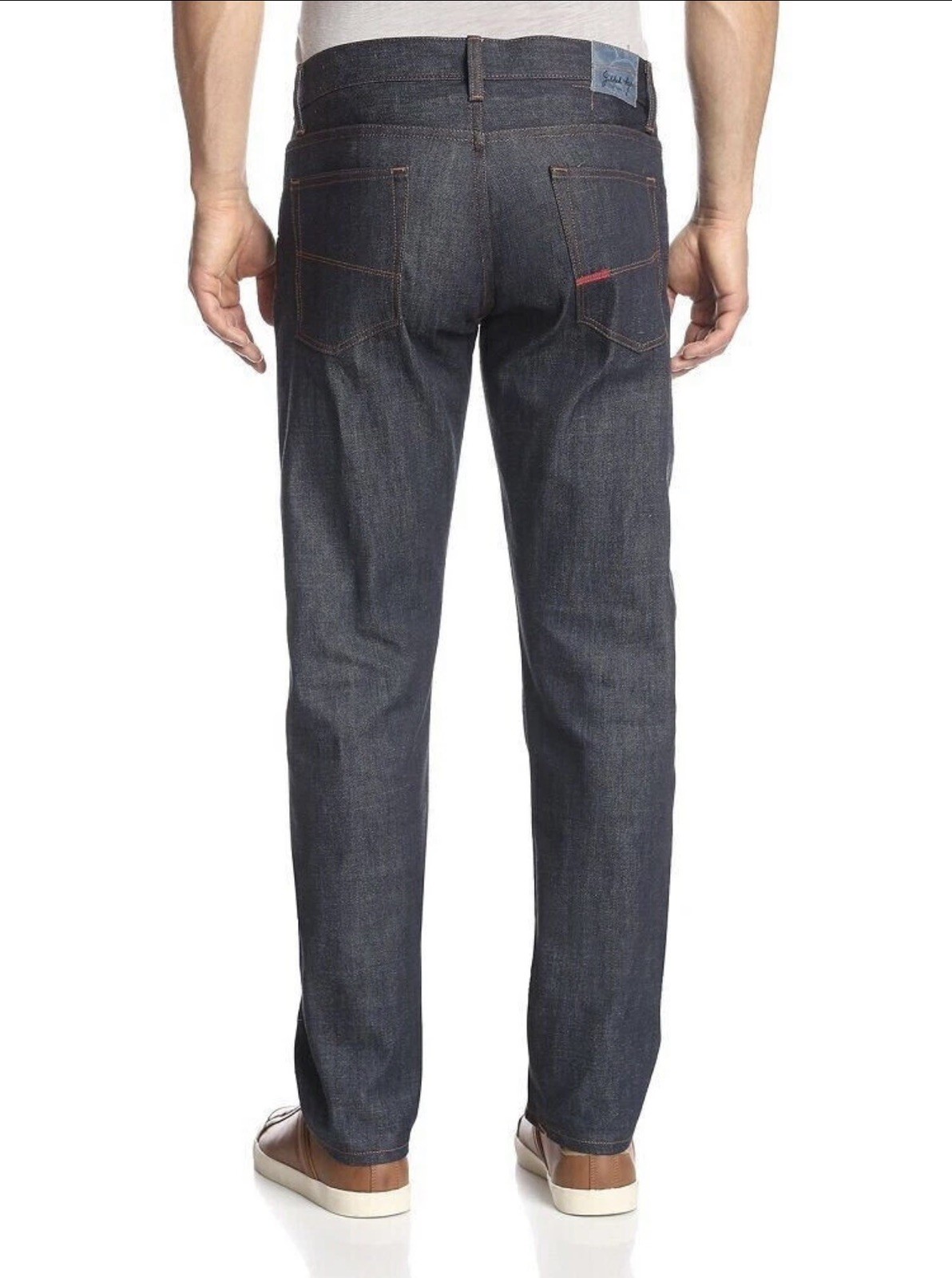 Gilded Age Baxten Raw Selvedge Men’s Slim Straight Jeans MADE IN USA $269 NEW 32