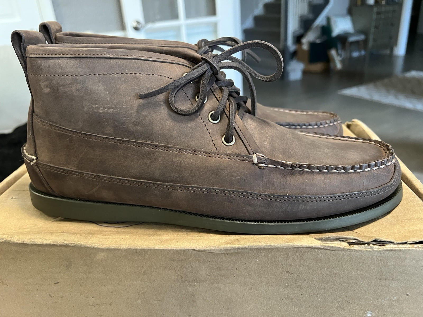 LL Bean Signature Ranger Moc 230105 Men’s Sz 11.5 Dark Coffee NEW NIB