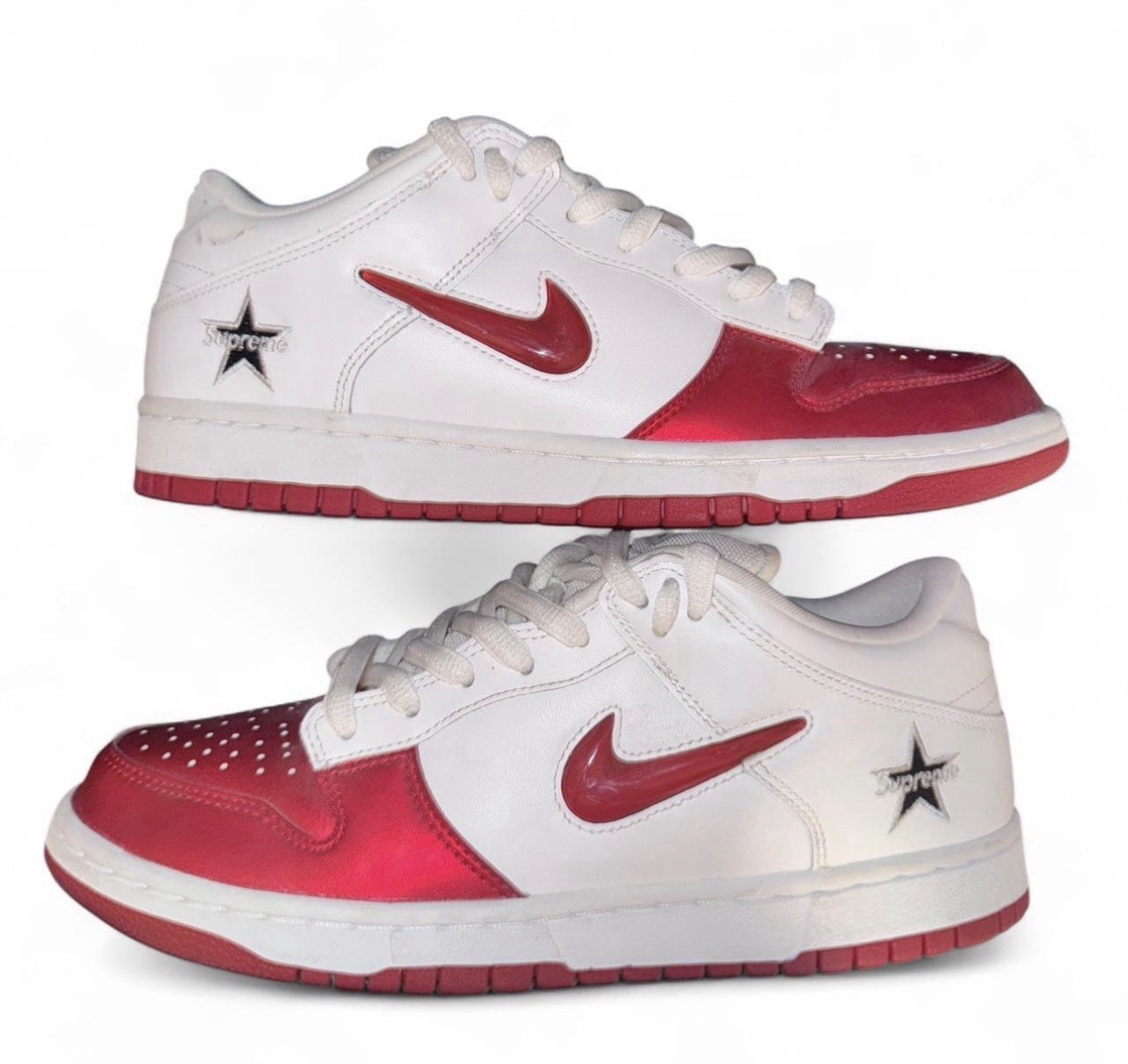 Nike Supreme x Dunk SB Low Varsity Red/White Men’s Sneakers CK3480-600