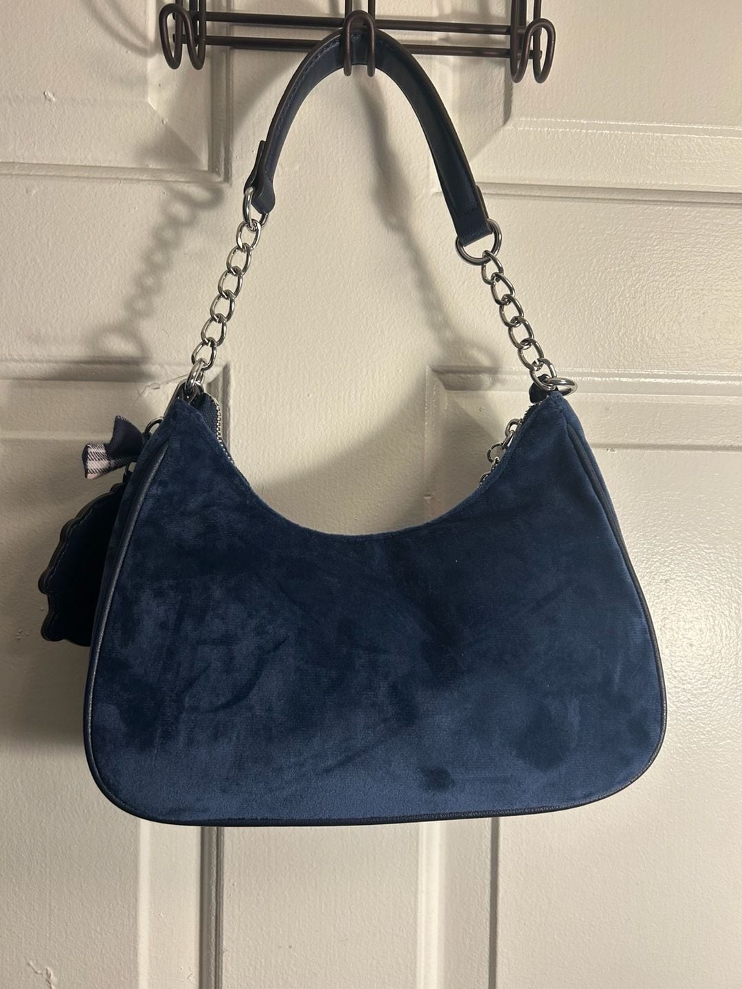 Juicy Couture Couture University Shoulder Bag in Navy Regal Blue