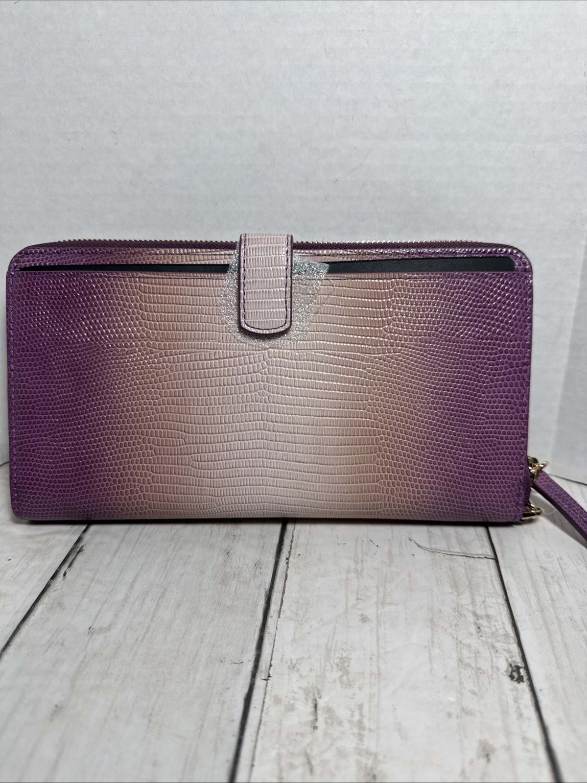 Tumi Belden SLG Travel Wallet Moonlight/Purple/Ombre 4.5×8.75”. New Without Tags