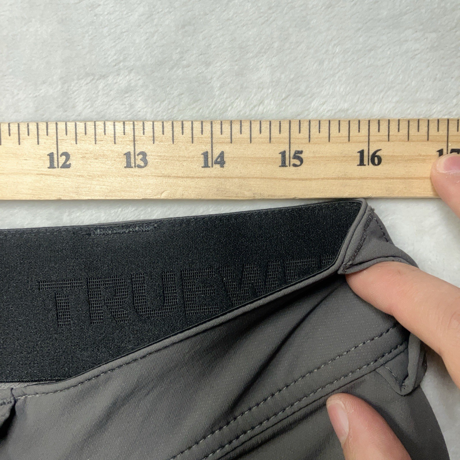 Truewerk Pants Gray T1 Pro WerkPant With Knee Pads Nylon Cargo Mens 32×34