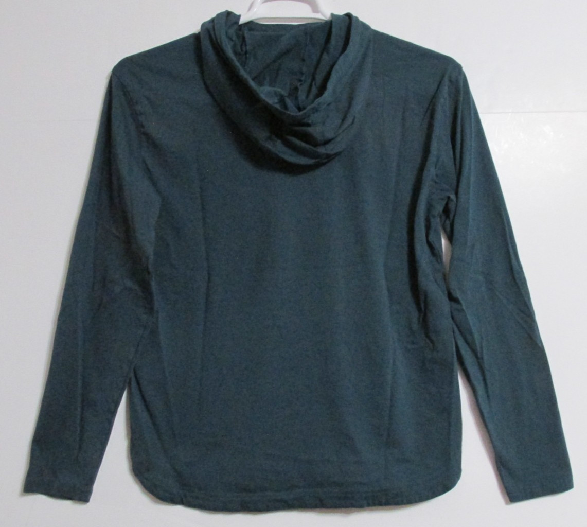 Women’s Columbia Nellie Joy Solid Hooded Pullover Top Dark Teal Size LARGE