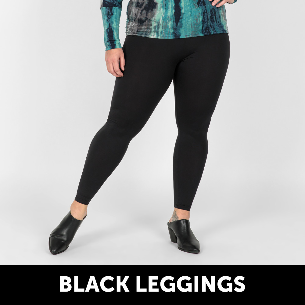 Tall & Curvy LuLaRoe TC leggings Solid Black New