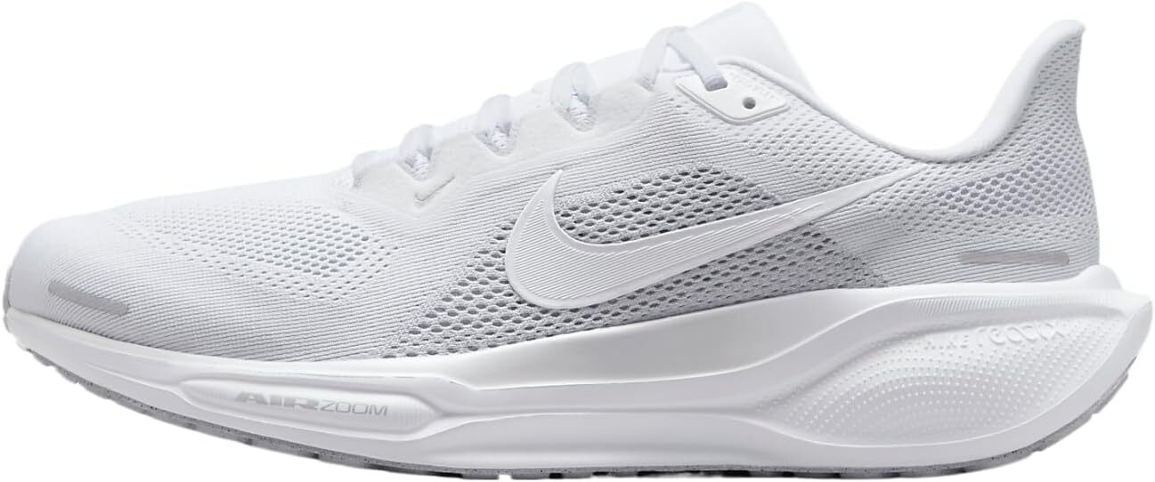 Nike Air Zoom Pegasus 41 WIDE White Pure Platinum Silver Nby FN4932-100 sz 8.5