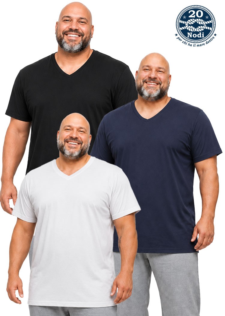 men’s underwear PLUS SIZES t-shirt stretch cotton from 2XL to 10XL