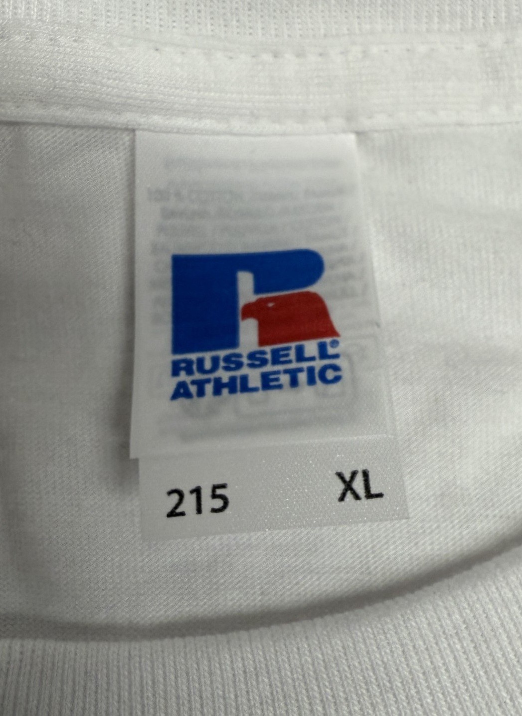 Russell 215 Classic Heavyweight Combed Cotton T-Shirt Tee