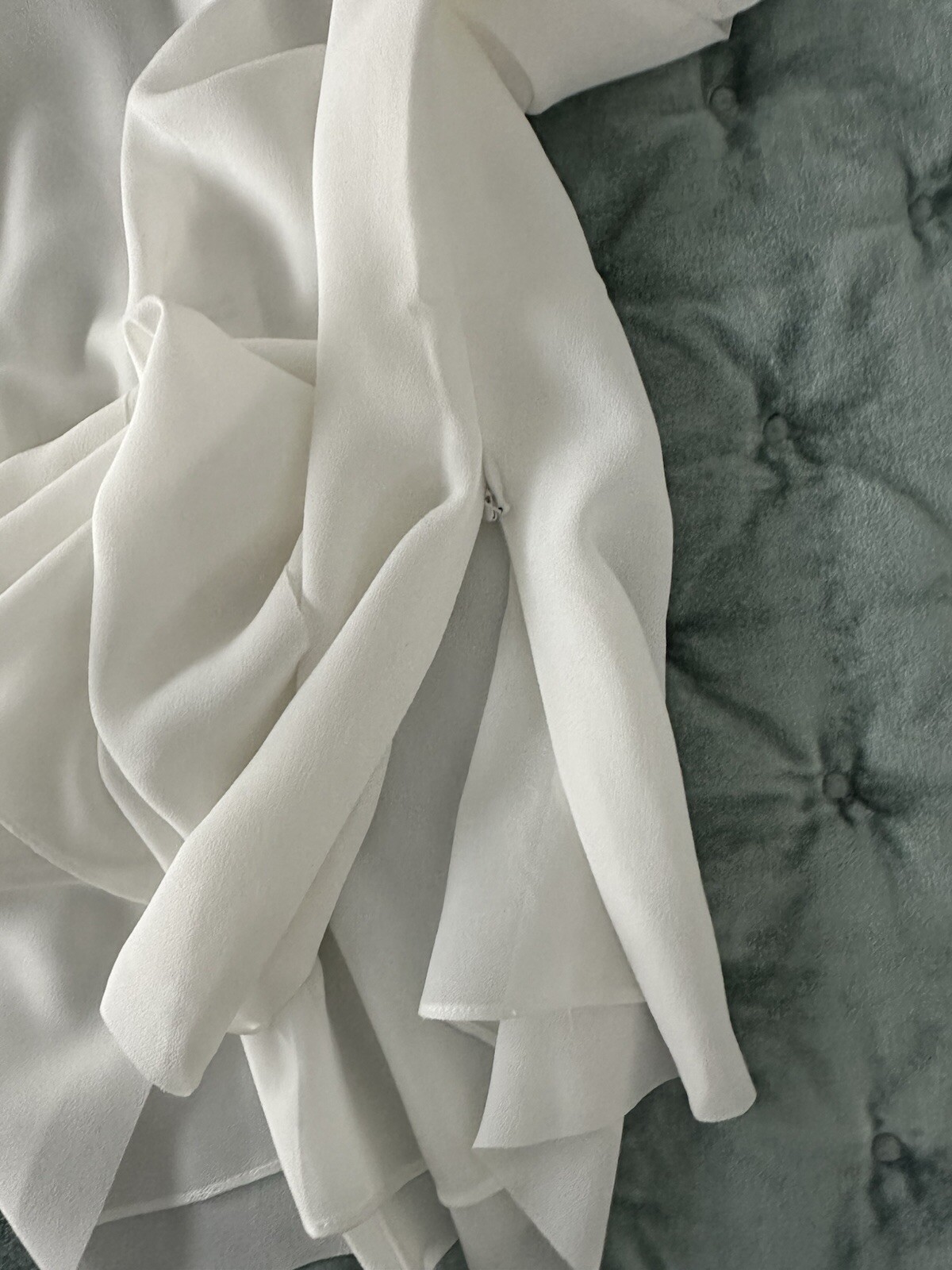 Reiss Sanna Off White Asymmetrical Blouse Size 10 UK NEW With TAGS RRP £95