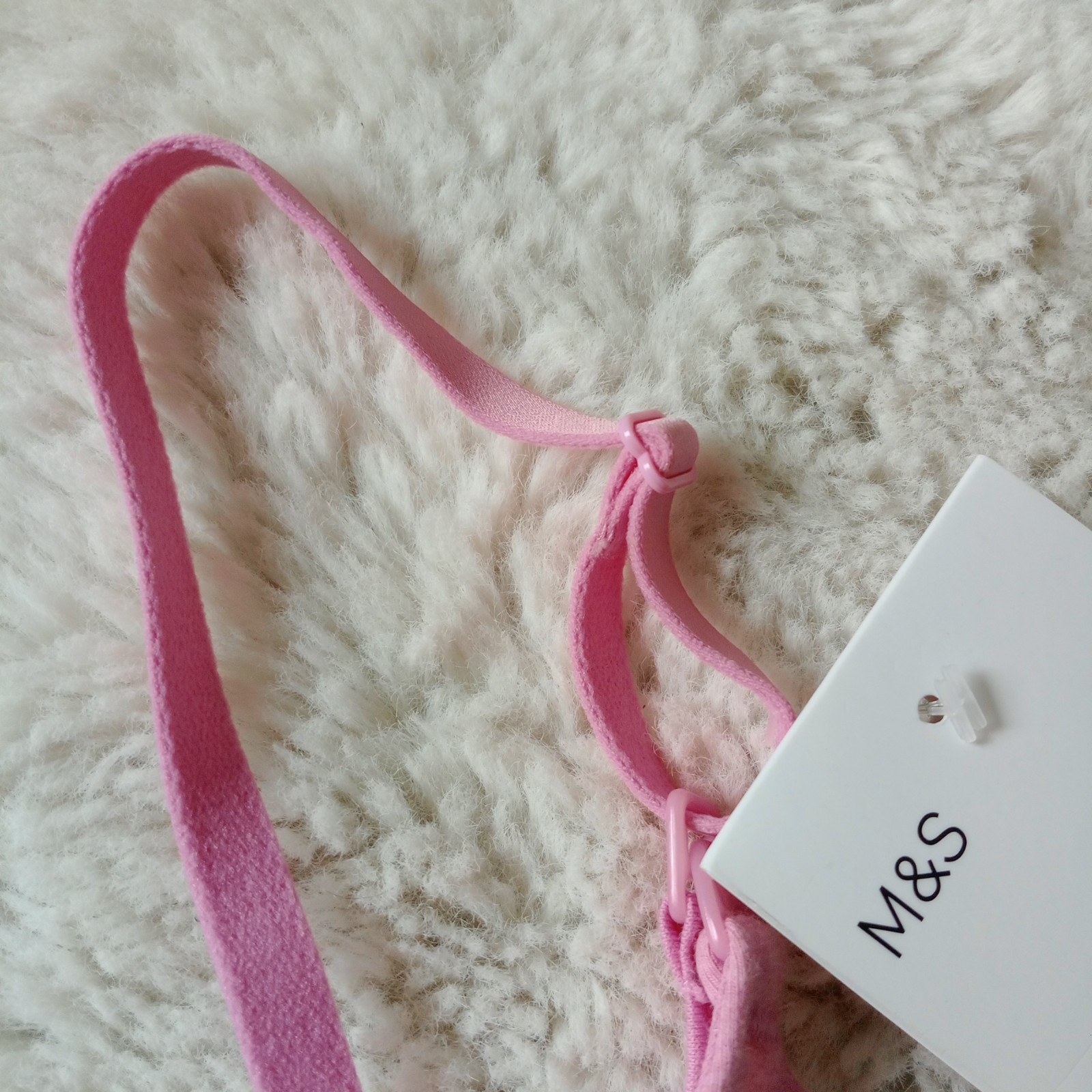 M&S Nursing Bra Non-Wired Pink New + Tags UK 8 A-C EUR 36 Light padded RRP £20