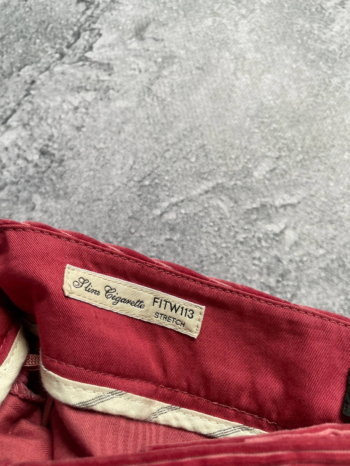 Weekend Max Mara Velvet Velour Slim Cigarette Fit Pink Pants Size M