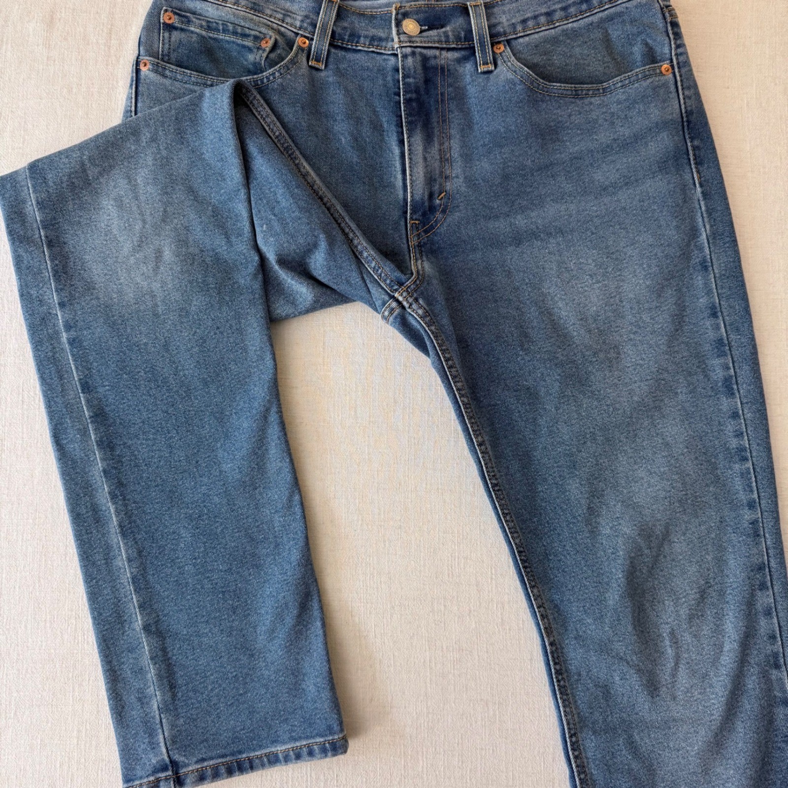 Levis 511 Slim Fit All Seasons Tech Mens Jeans Blue Medium Wash 34×32