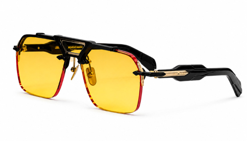 Jacques Marie Mage SILVERTON Black/Yellow 57-16-140mm With Case New