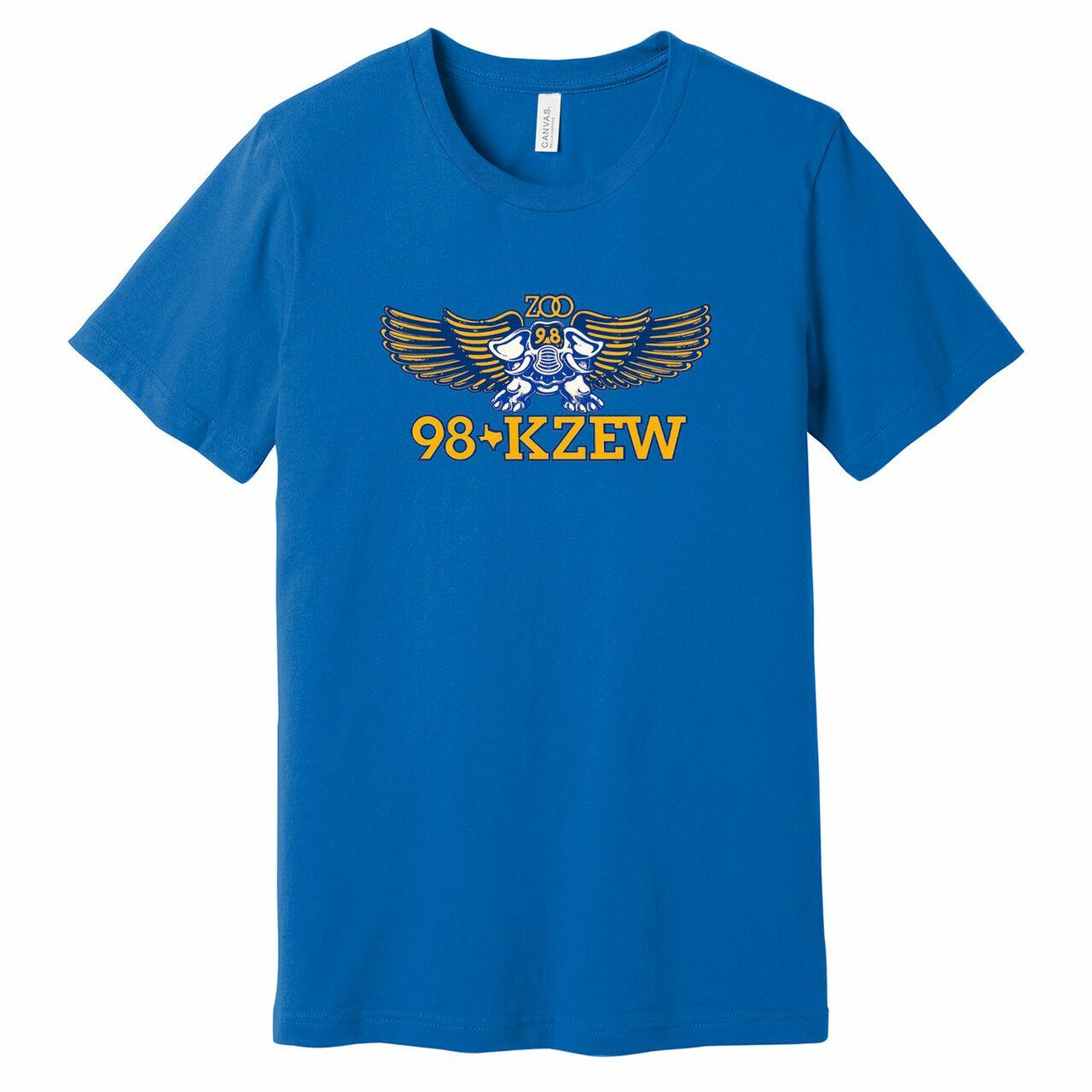 KZEW 98 FM Elephant – BLUE 3 – Ringspun Cotton