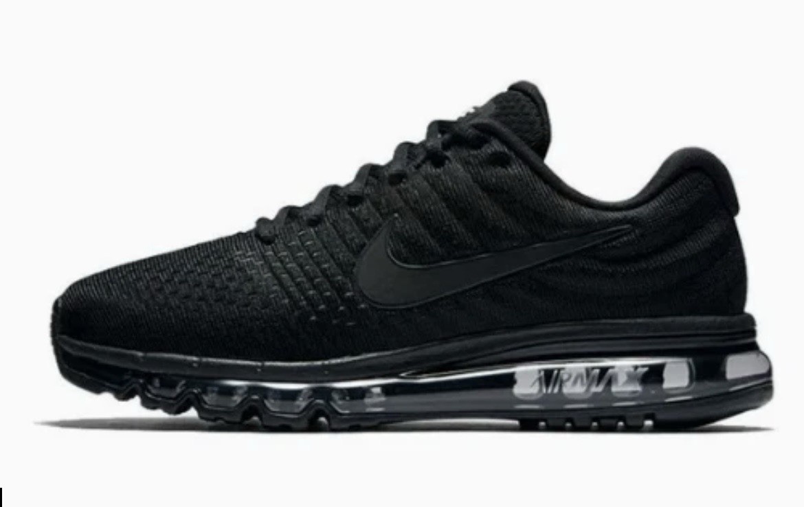 Nike Air Max 2017 Shoes Triple Black 849559-004 Men’s Multi Size NEW