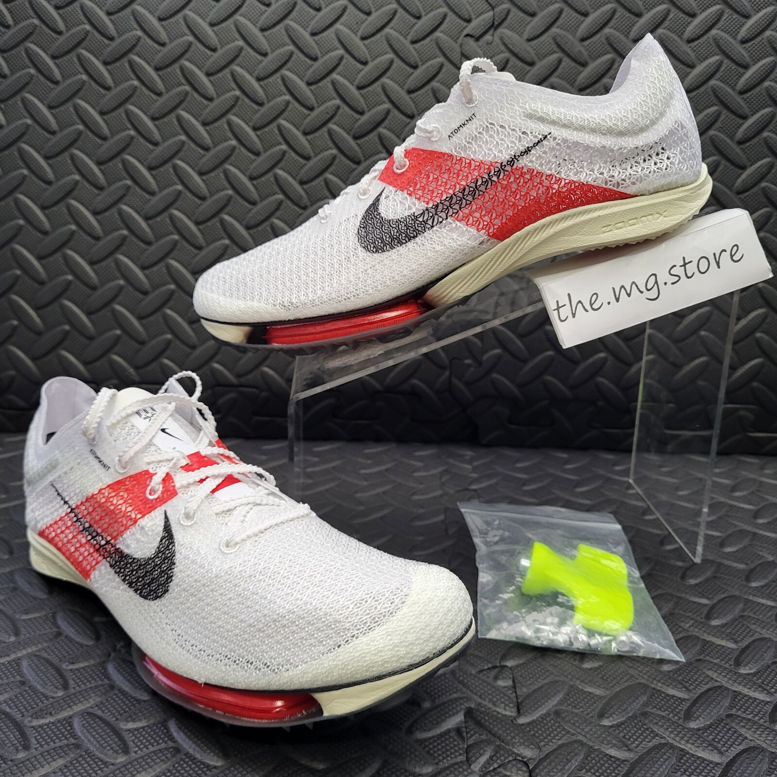 Nike Air Zoom Victory EK White Black Chile Red FJ0668-100 Mens Sz 9.5 |wmns 11