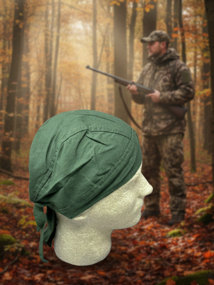 Hunter Hunting Army Green OD Durag Bandana Headwrap Biker Cap Flydanna Z200C