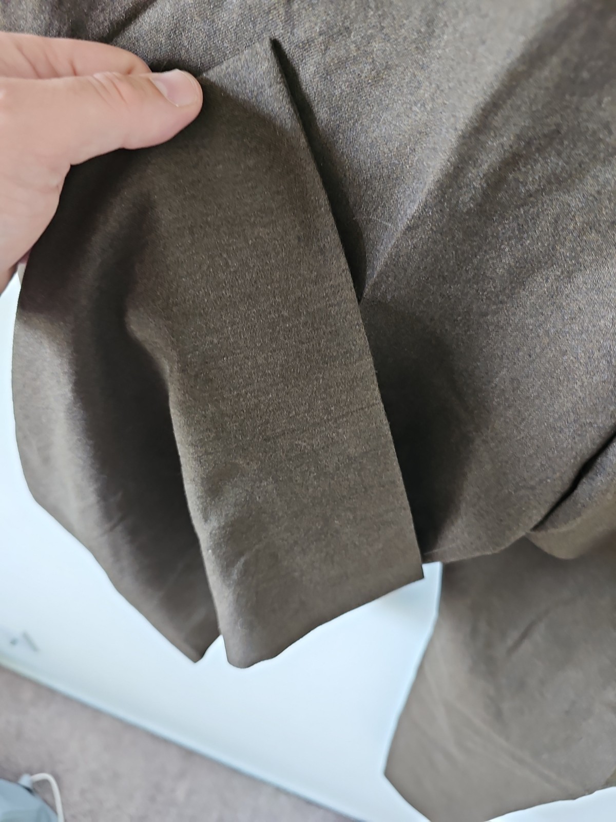 Hart Schaffner Marx 38×30 Brown Wool Pleated Cuffed Classic Dress Pants