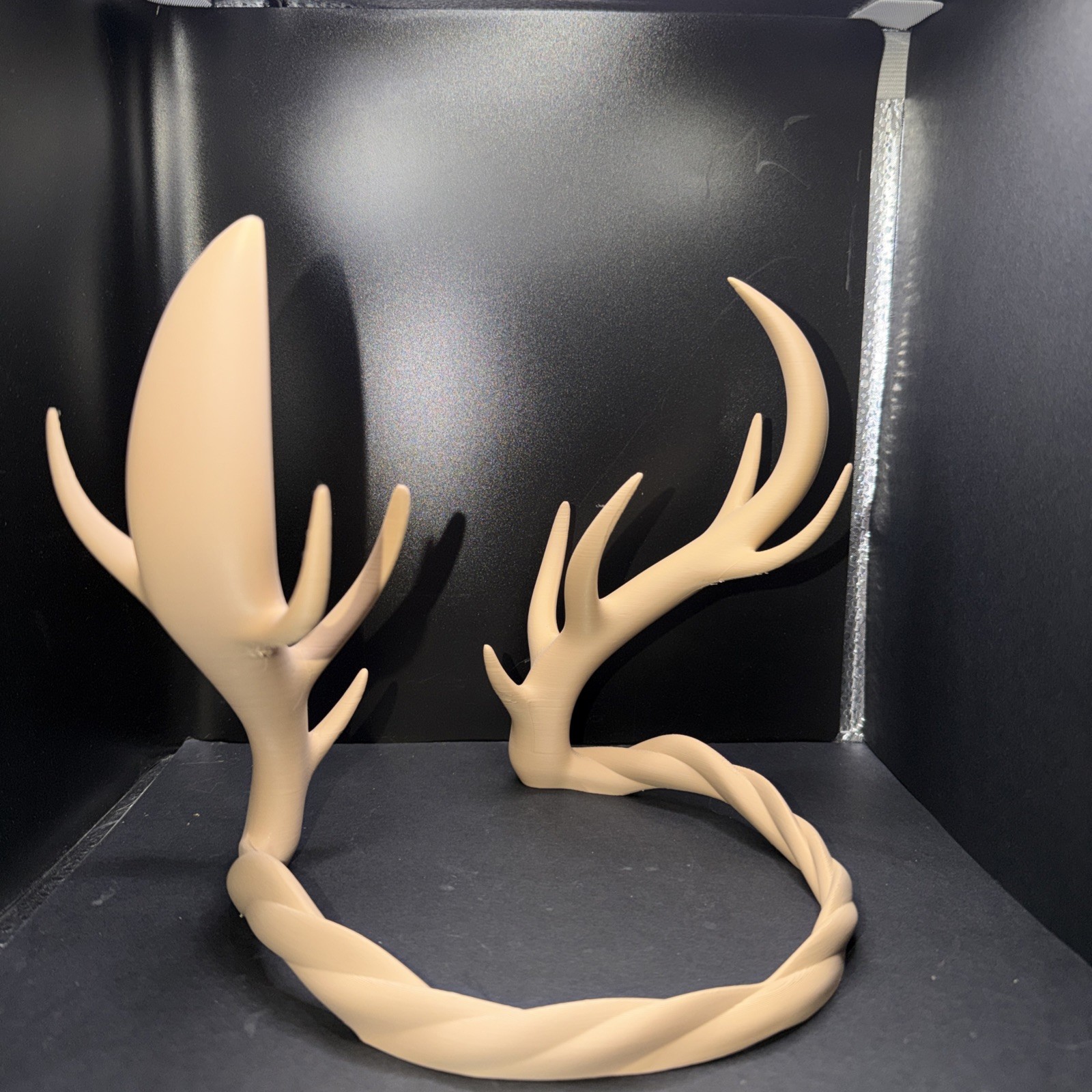 Deer Antler Headband Adjustable Horns Crown 3D Printed Renaissance Handmade