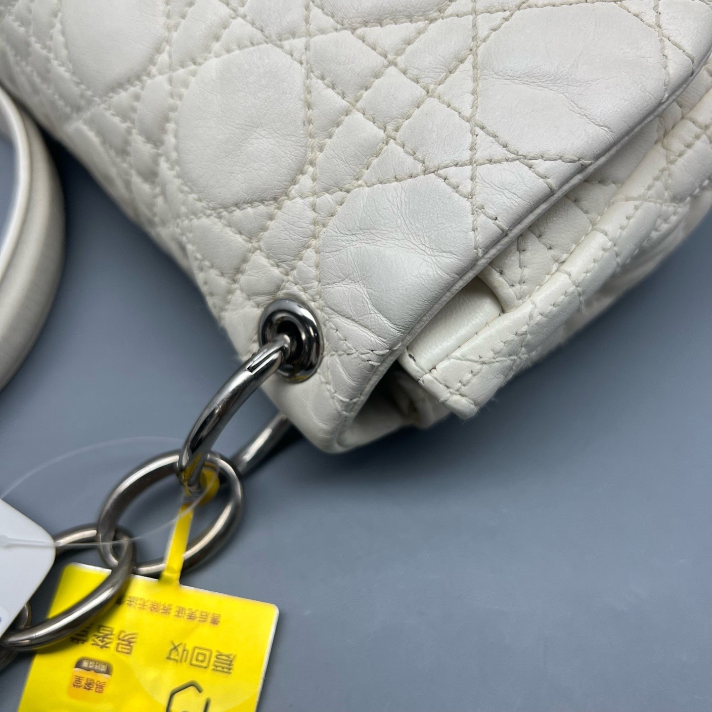 Dior Pre-Owned Authentic Underarm Bag White 27*13*6cm Free Tracked Shipping
