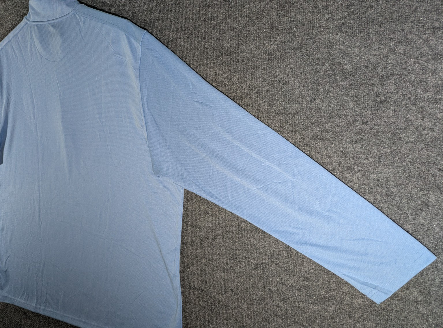 Michel Rouen Performance Pullover 1/4 Zip Golf Light Blue Mens 3XL Lightweight