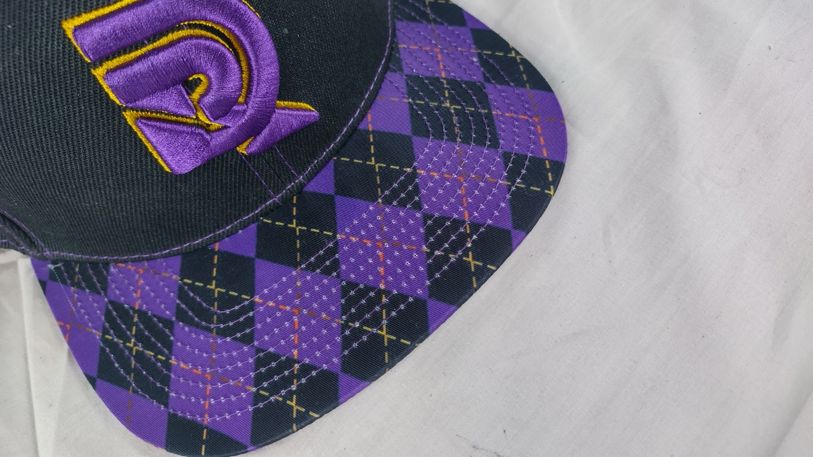 Ron Dale Embroidered Stitching Logo Snapback Hipster Urban City Style