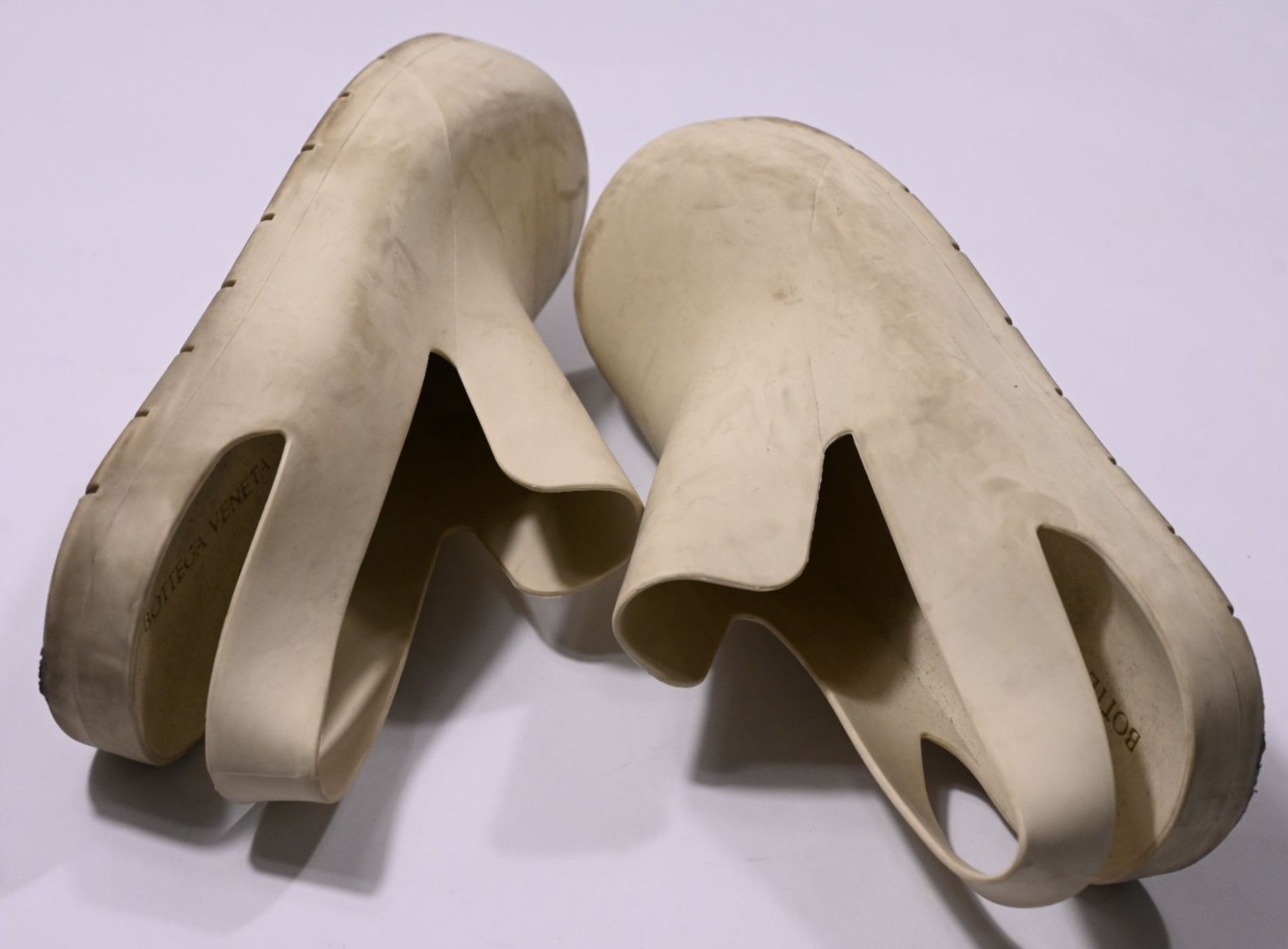 Bottega Veneta Slingback Puddle Shoes in Sea Salt