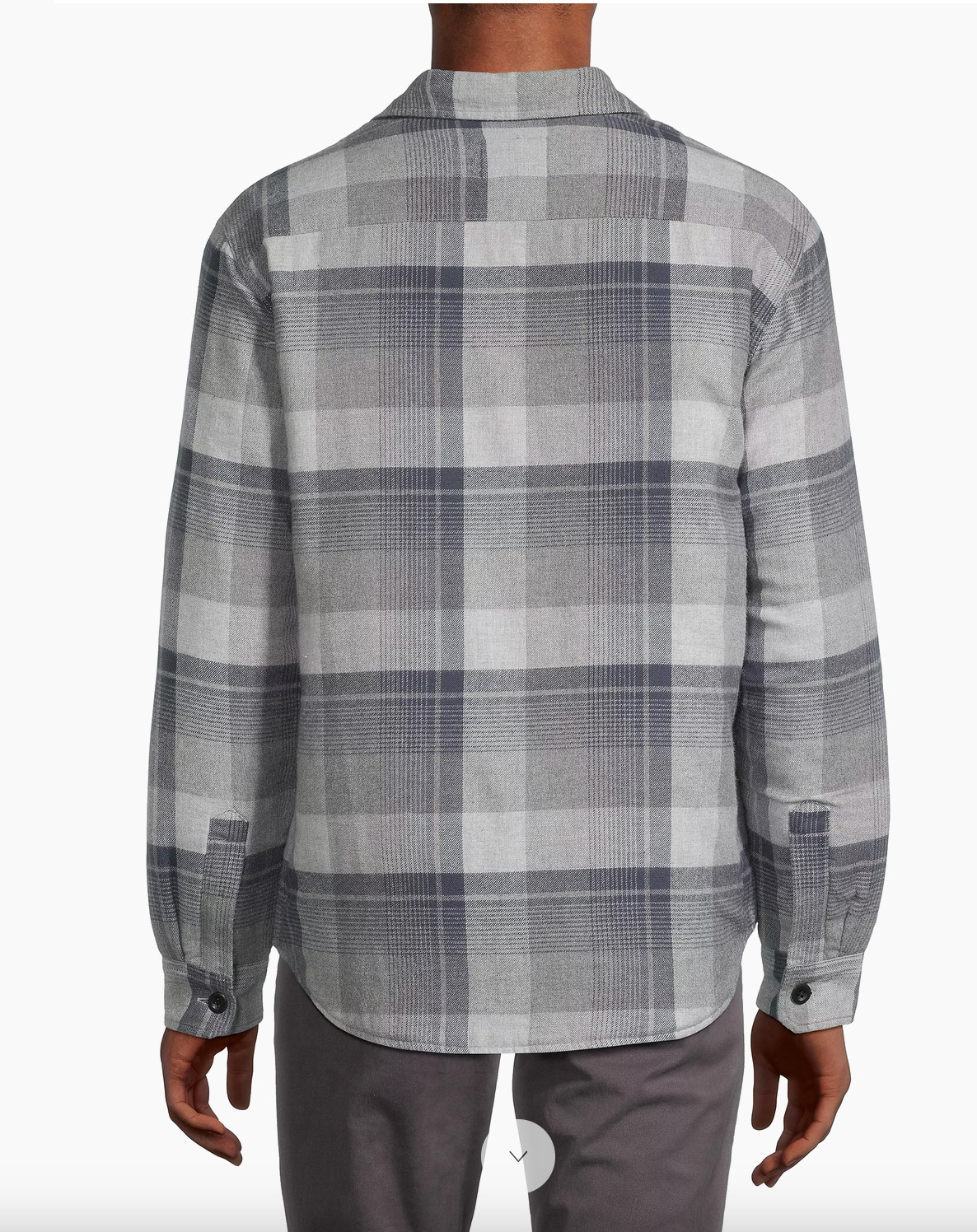 RAILS Worthing Checked Shirt Jacket In Grey Size M Orig. $228 NEW
