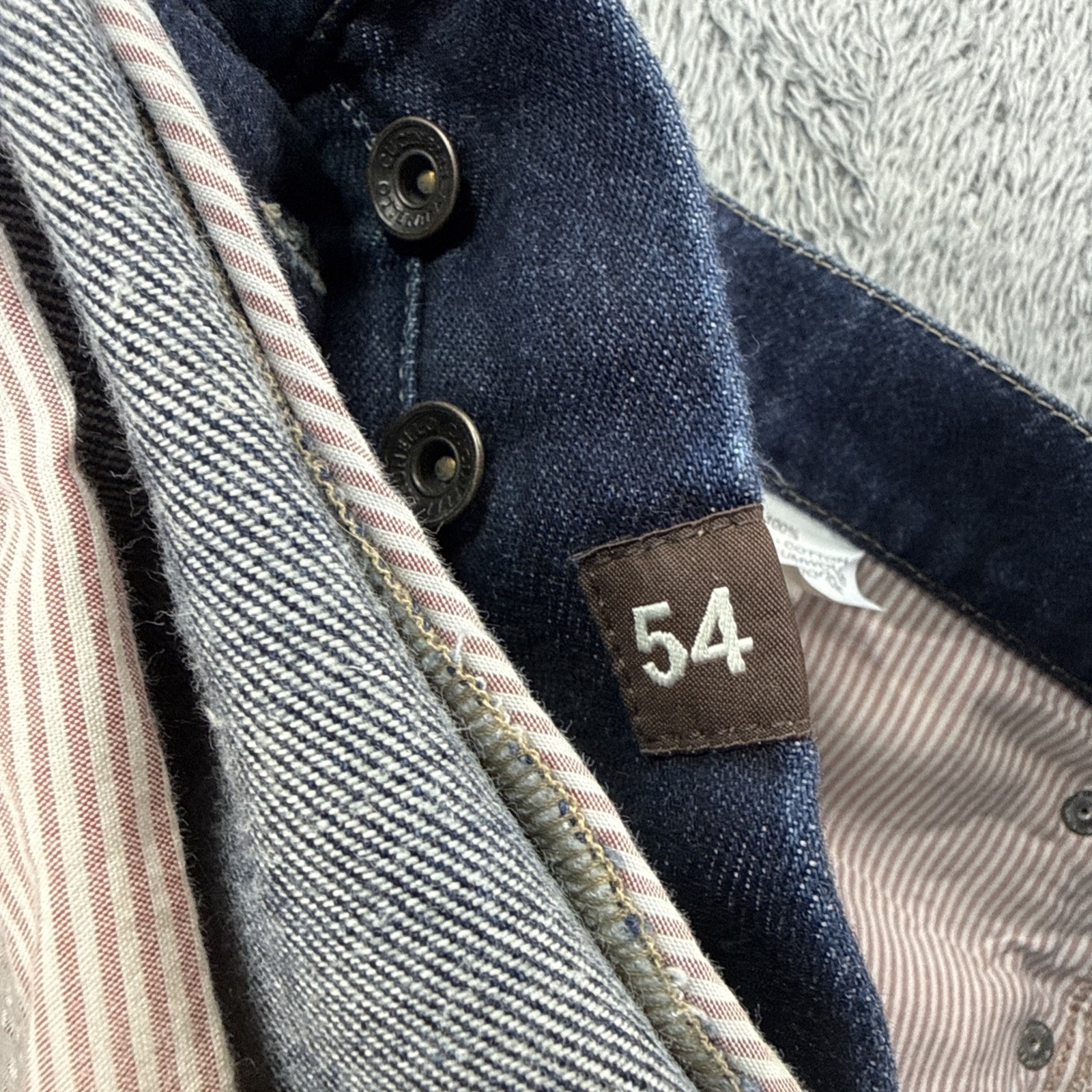 Brunello Cucinelli Mens Controllo Denim Jeans Size 54 (IT) Blue Made In Italy
