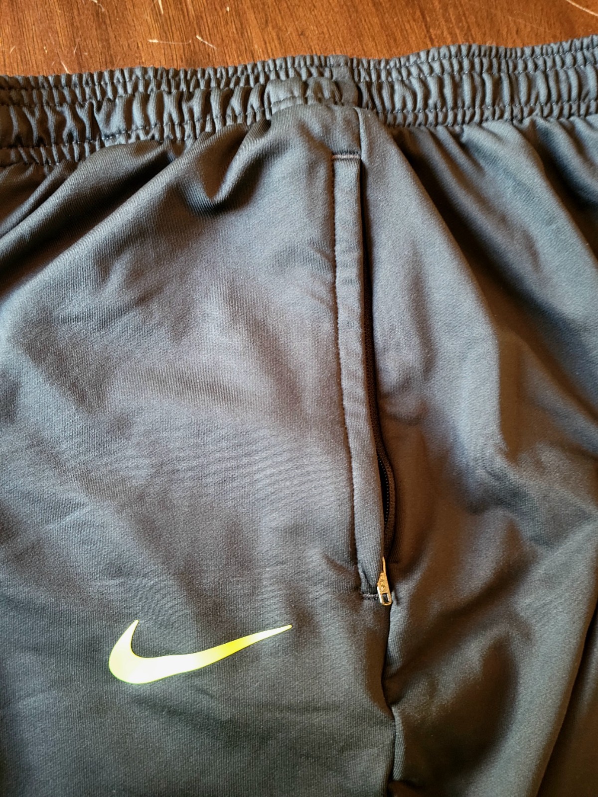 Nike Strike Men’s Size L Dri-FIT Soccer Pants Anthracite/Volt/Volt