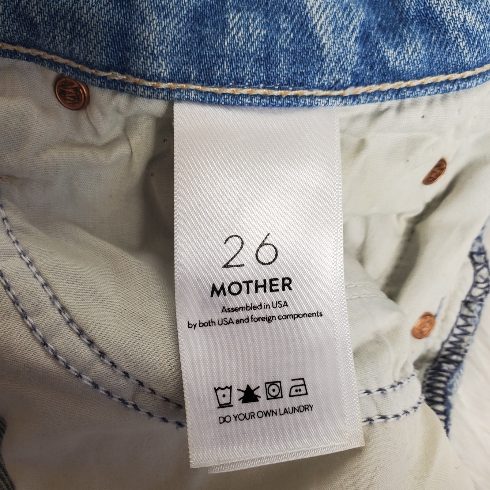 Mother Tomcat Straight Ankle Jeans 26 / 2