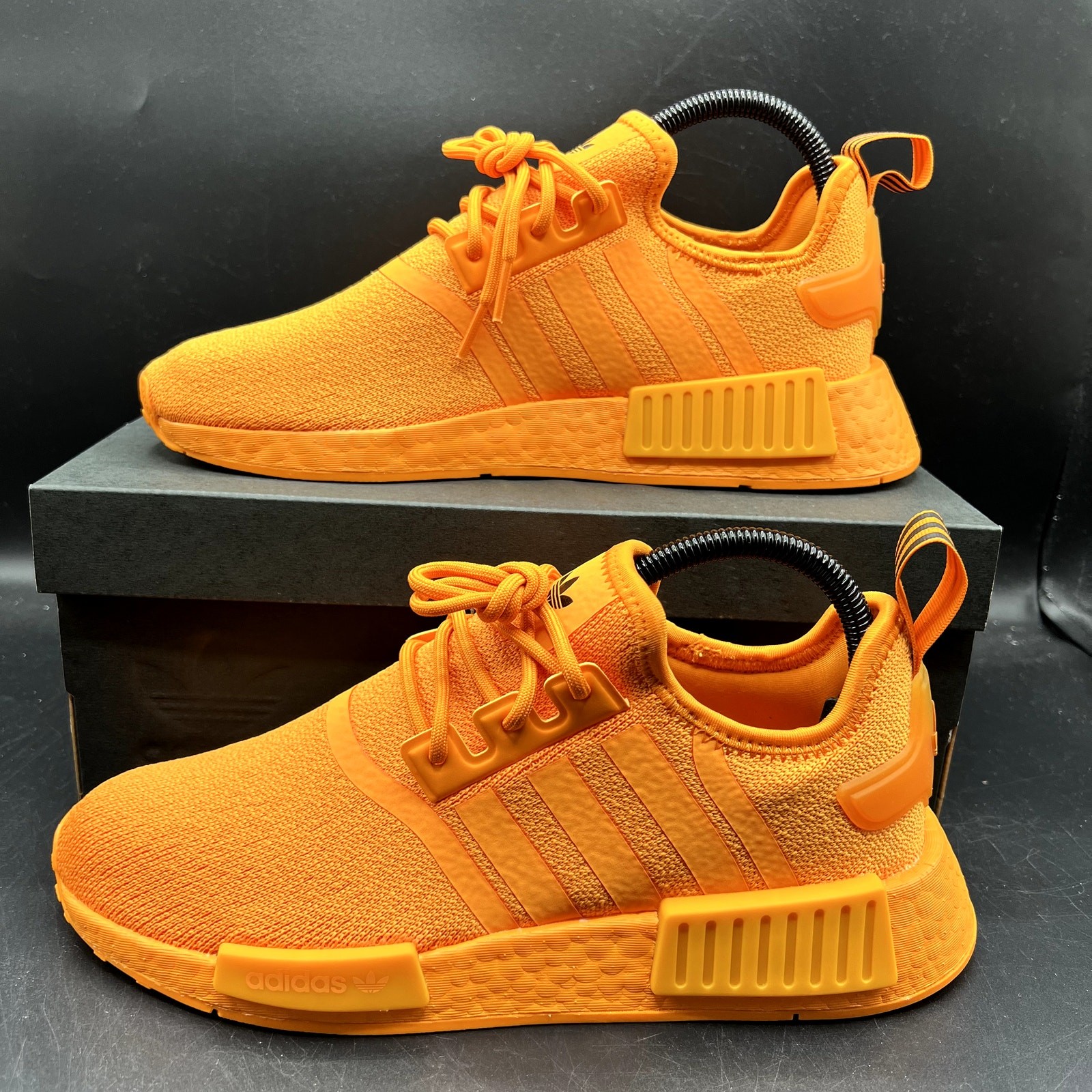 NEW Adidas NMD R1 Women’s Shoes Size 6.5 Bright Orange Sneakers Athletic GV9439