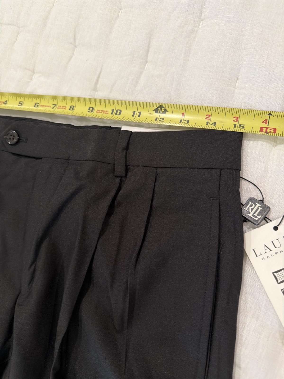 NWT Lauren Ralph Lauren UltraFlex Classic Fit Dress Pants – Black – 30w x 30L