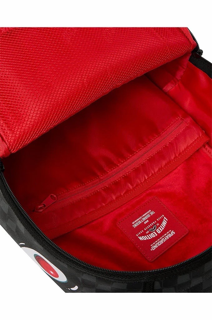 SPRAYGROUND LIMITED EDITION BACKPACK SIP BALLOON BLACK GREY SHARK RED DLXSV NEW