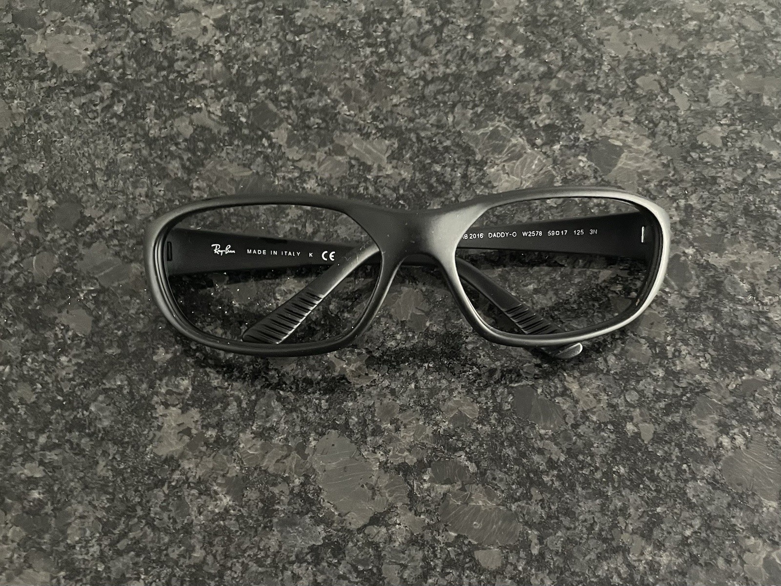 Ray-Ban RB2016 Daddy-O W2578 Sunglasses Matte Black FRAMES ONLY 59-17-125