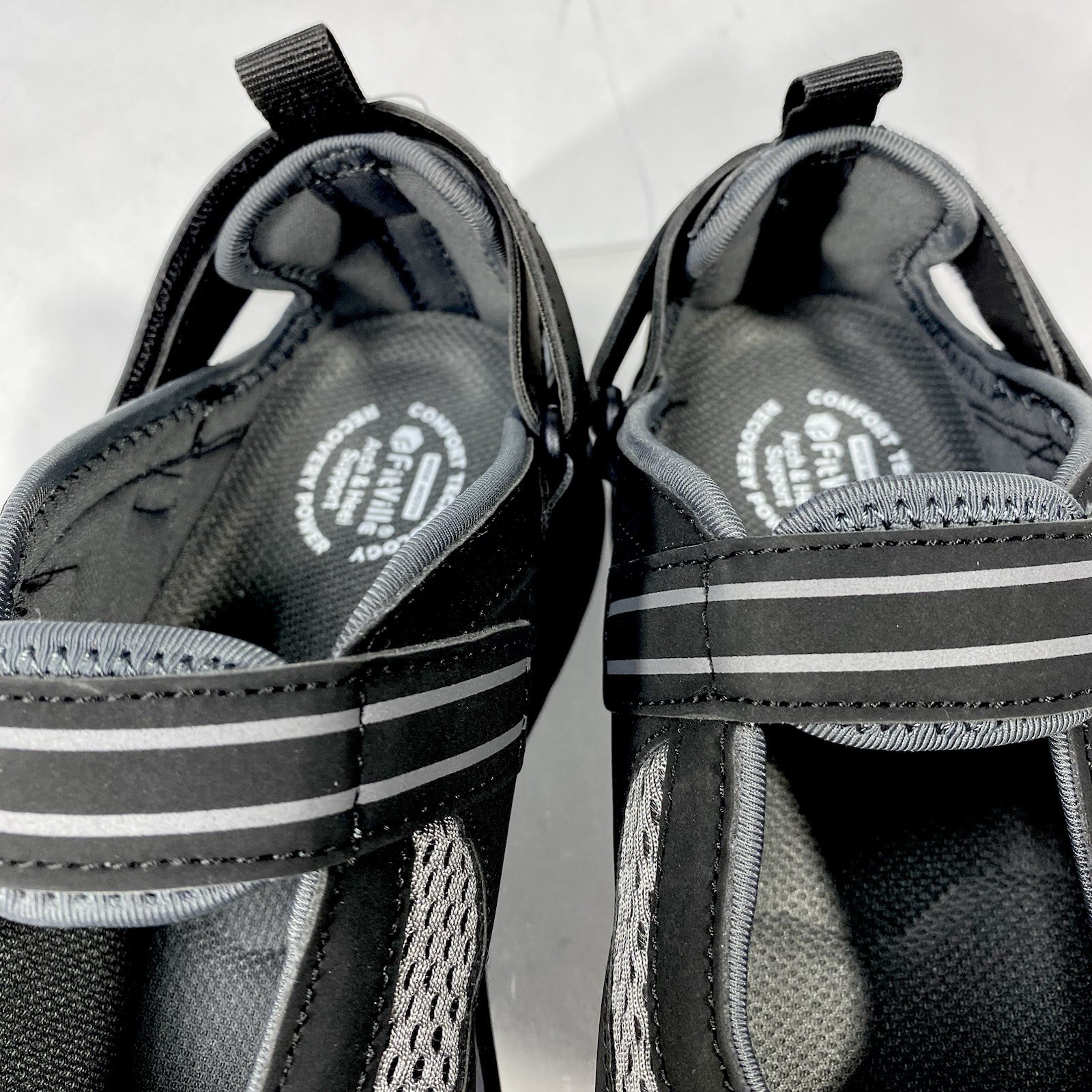 FitVille Women’s Extra Wide Diabetic Shoes Adjustable Casual Mary Jane 7EW