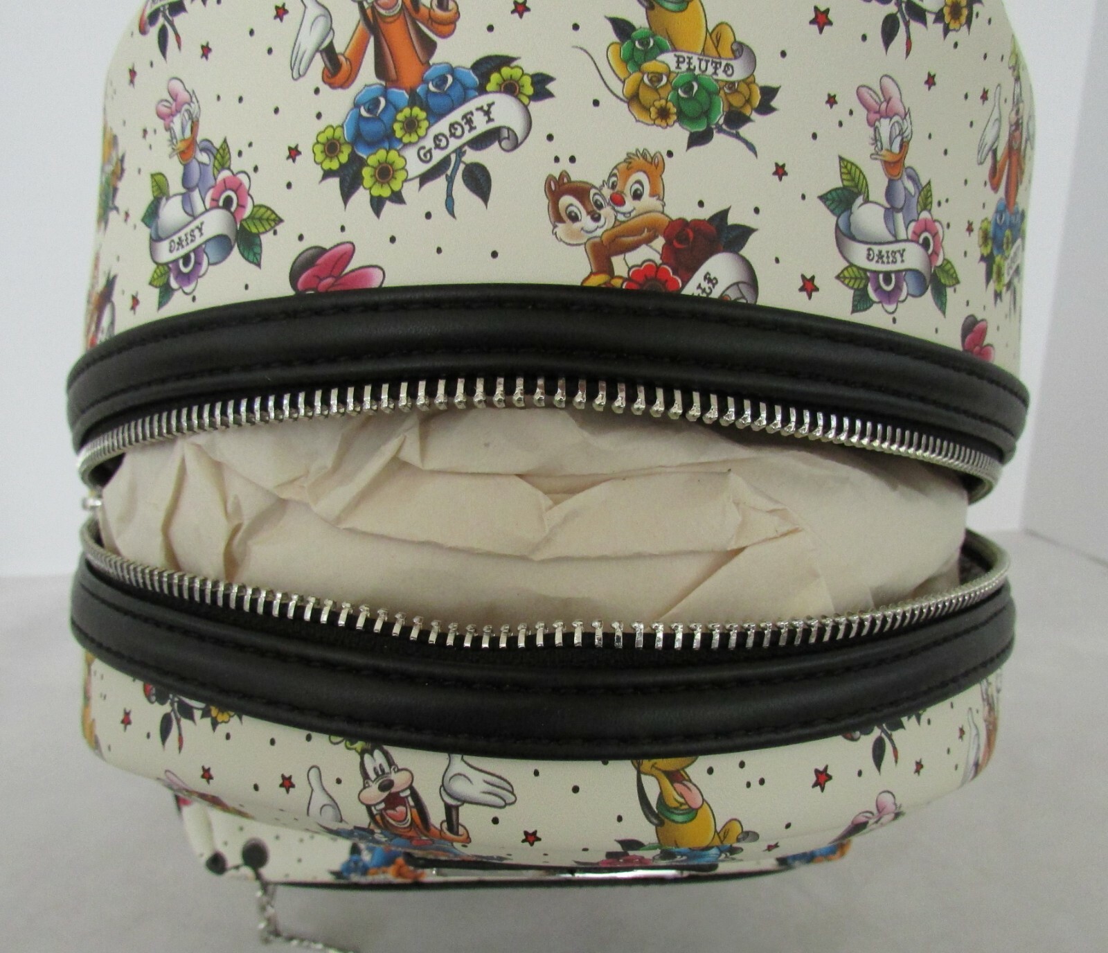 Disney Loungefly Mickey & Friends Tattoo Mini Backpack NWT