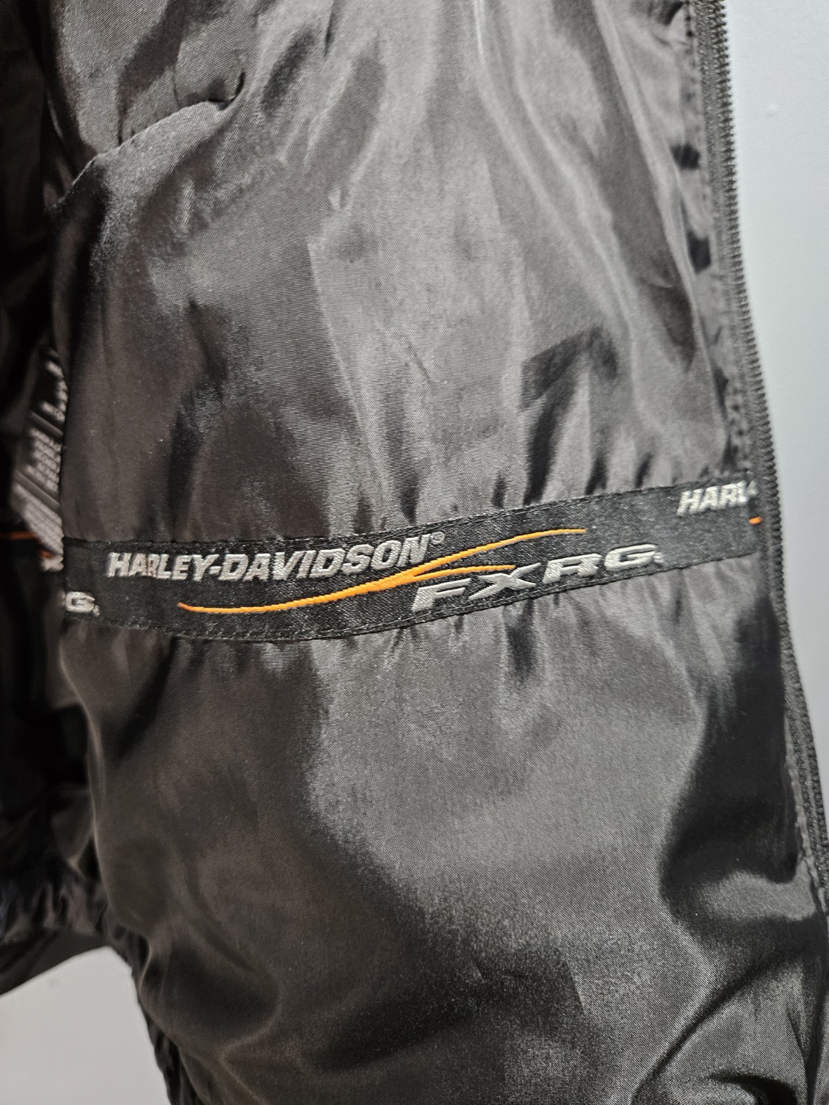 Harley-Davidson FXRG Functional Black Leather Riding Jacket Women’s Size 1W (XL)