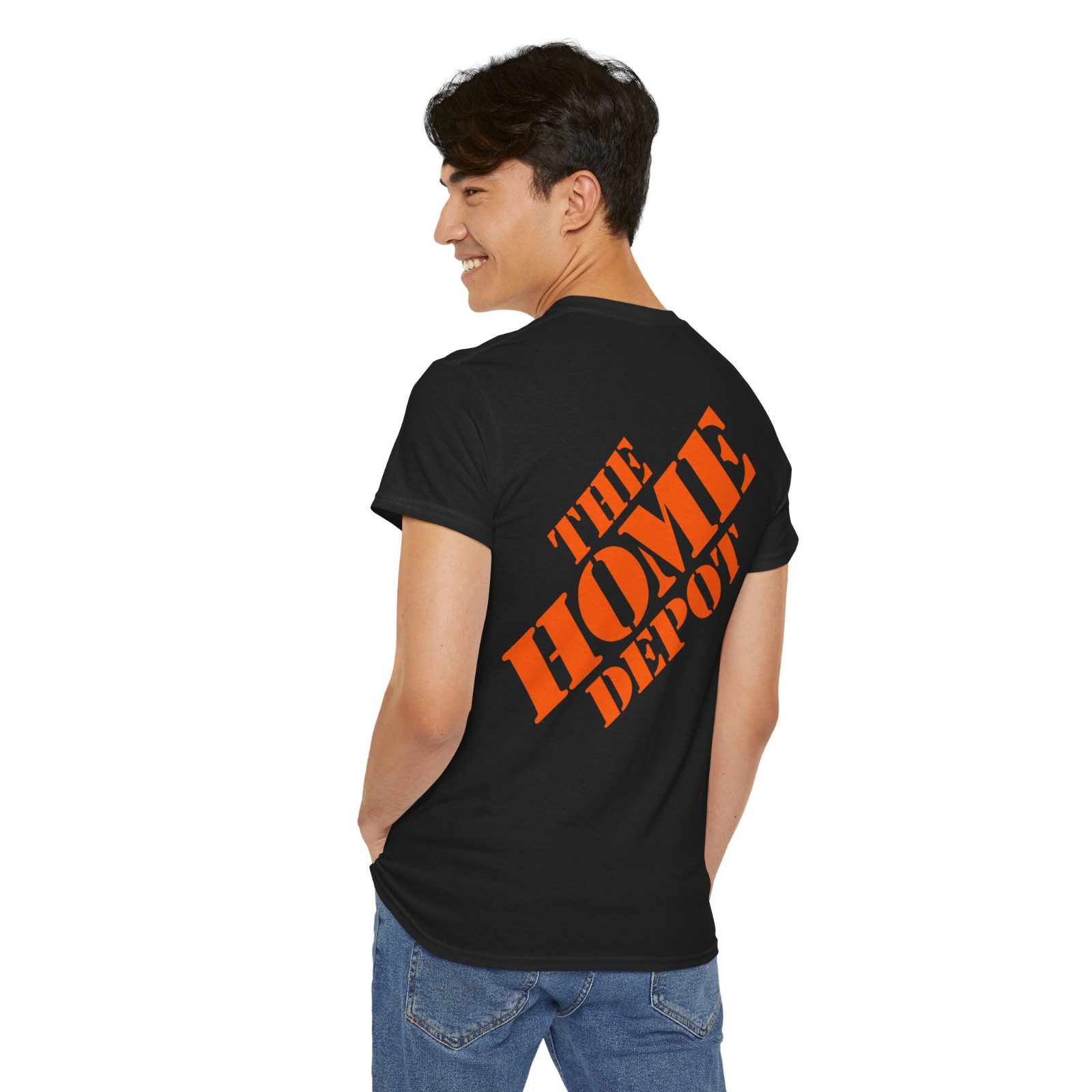 New The Home Depot Store Logo Men’s T-Shirt American Twoside Tee Shirt