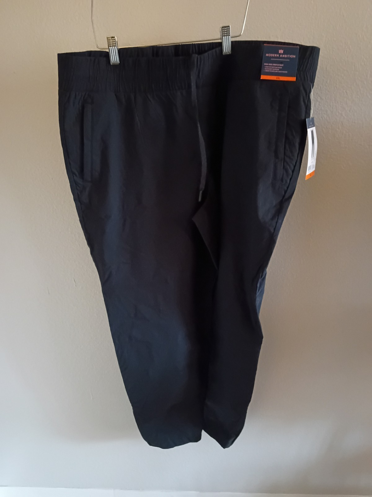 Modern Ambition Black Women’s High Rise Stretch Pants Size XX