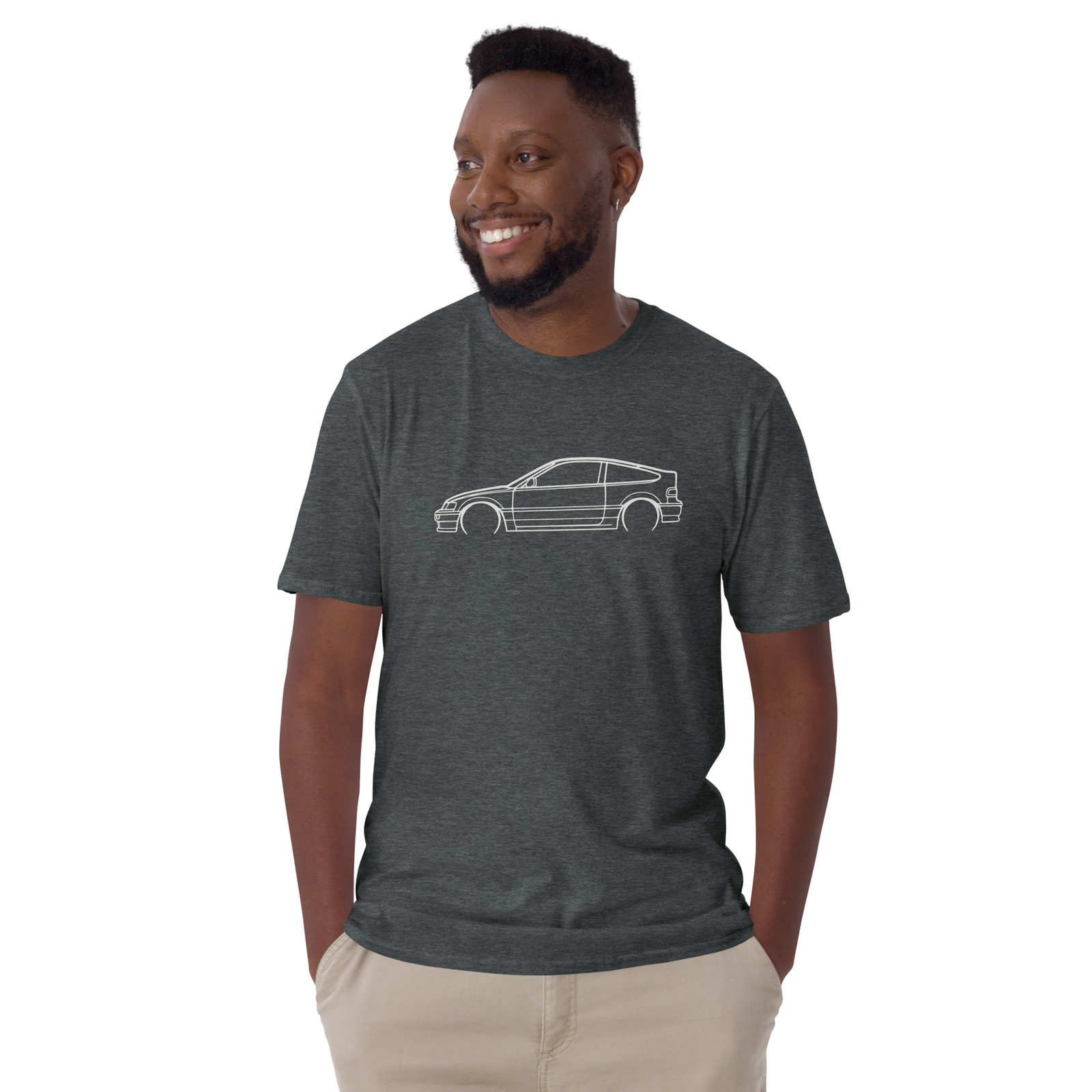Softstyle T-Shirt For Honda CRX 1990 Car Owners Birthday Gift Tee Shirt
