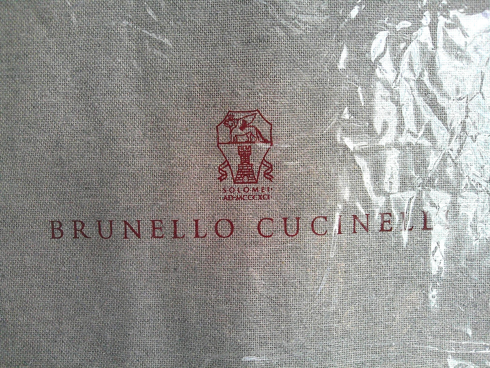BRUNELLO CUCINELLI SM Cotton Linen Garment Travel Bag Cover 16″x 29″/40cm x 75cm