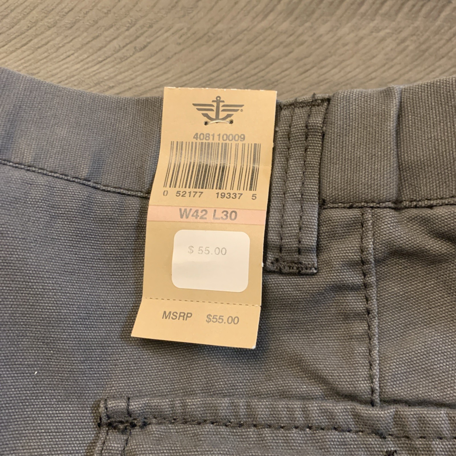 Dockers Men D3 Classic Fit Ultimate Cargo Gray Pants Size 42×30 New With Tags