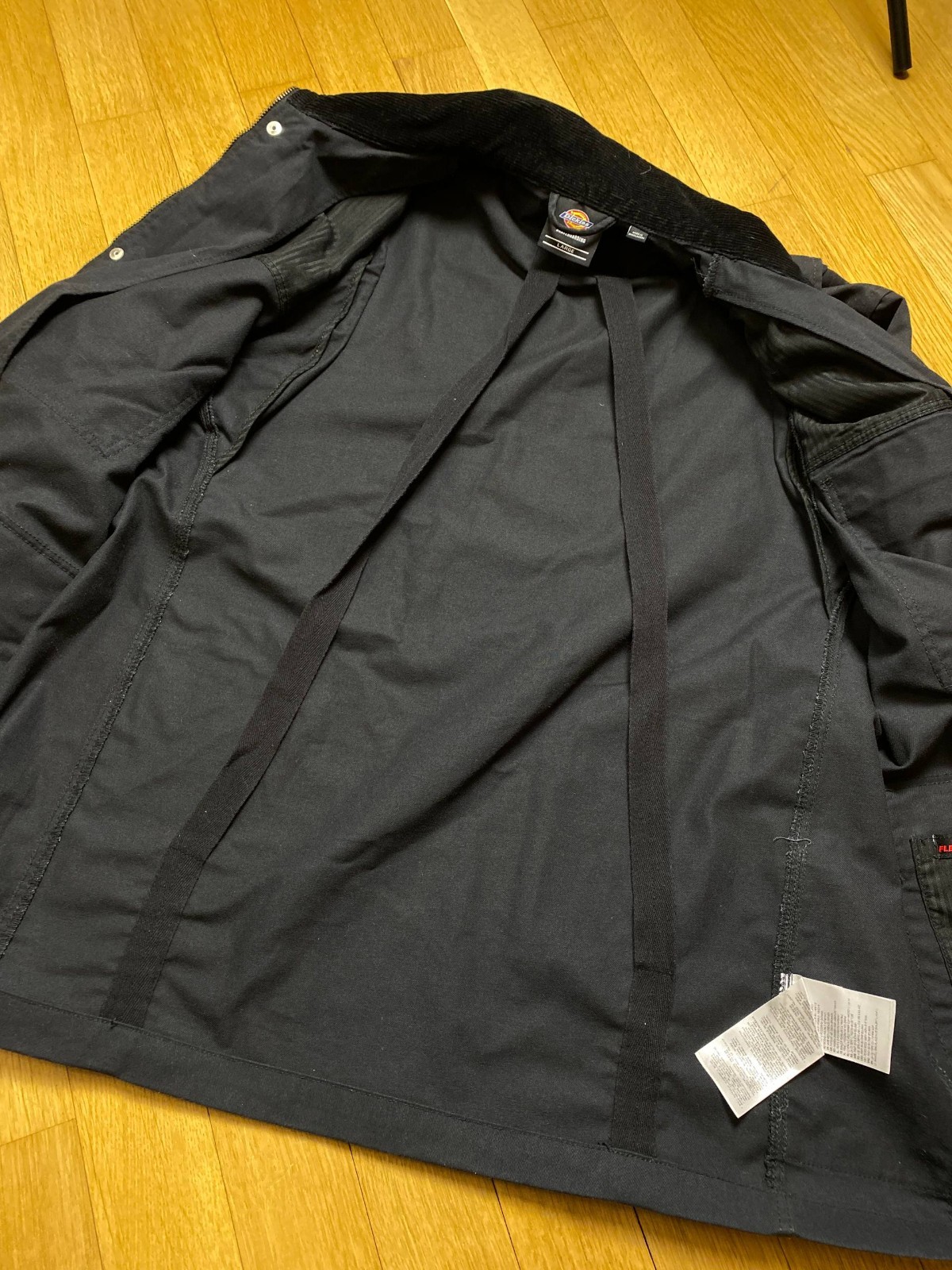Dickies Insulated Eisenhower Front Zip Jacket – Black, Size L