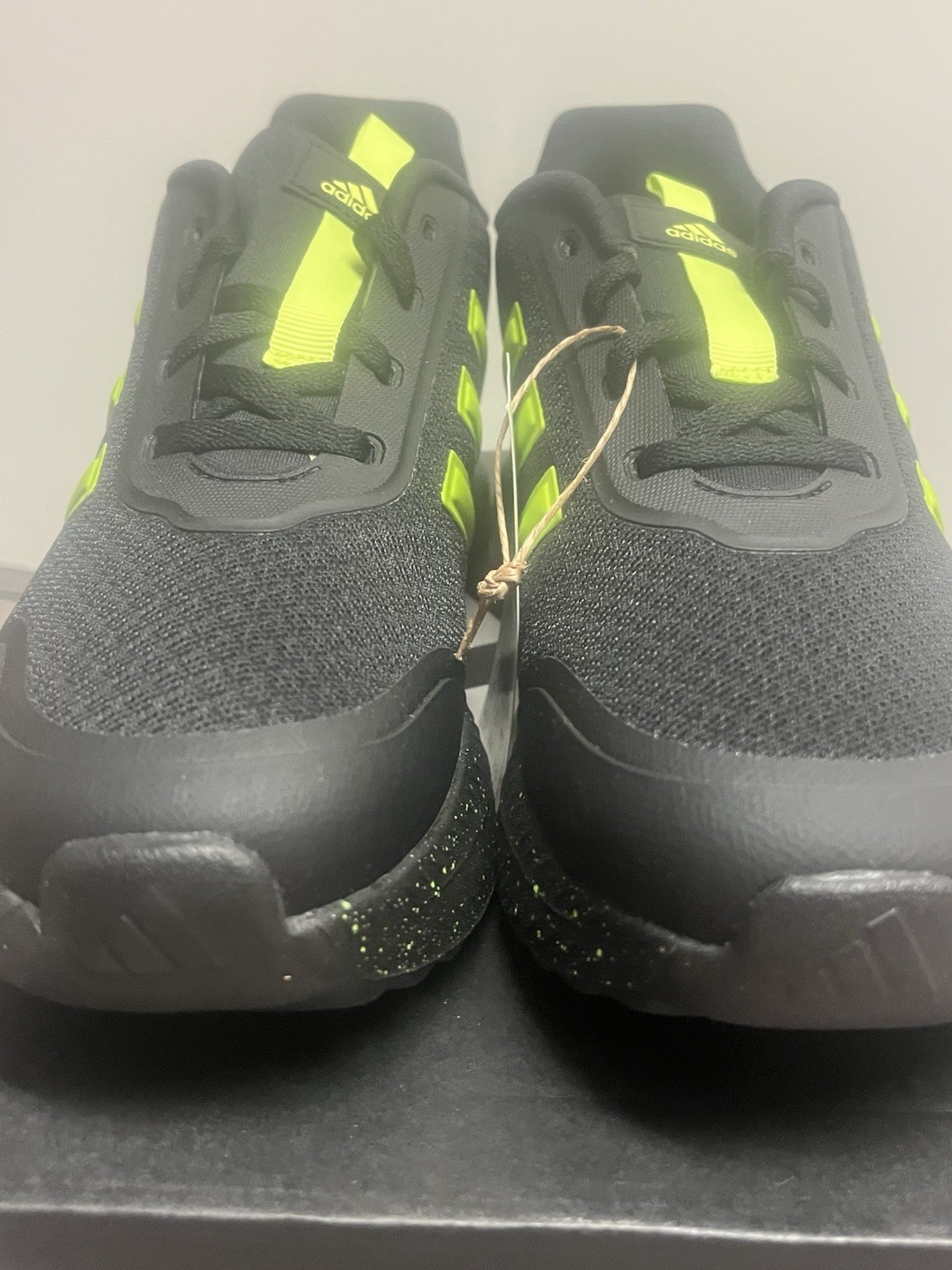 adidas X_PLRPATH KJ1817 Breathable Mesh Low Top Lace-Up Sneaker Black/Green