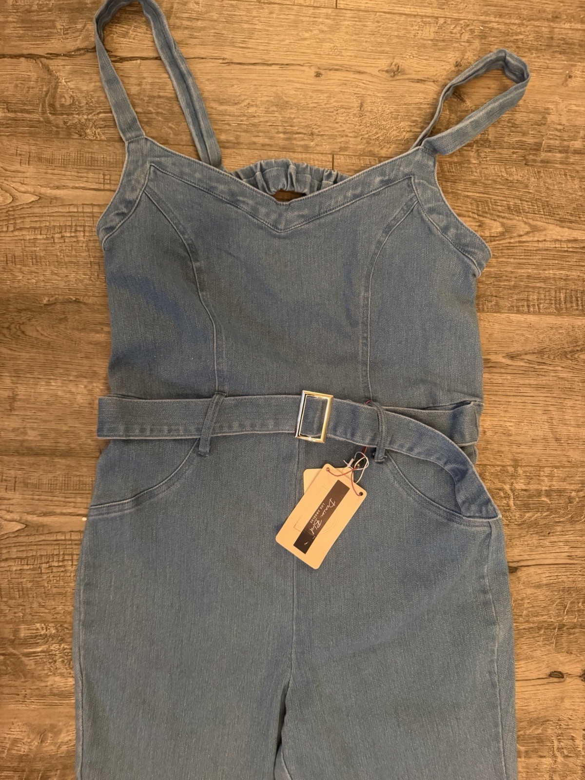 Demin Jean Jumpsuit Size m