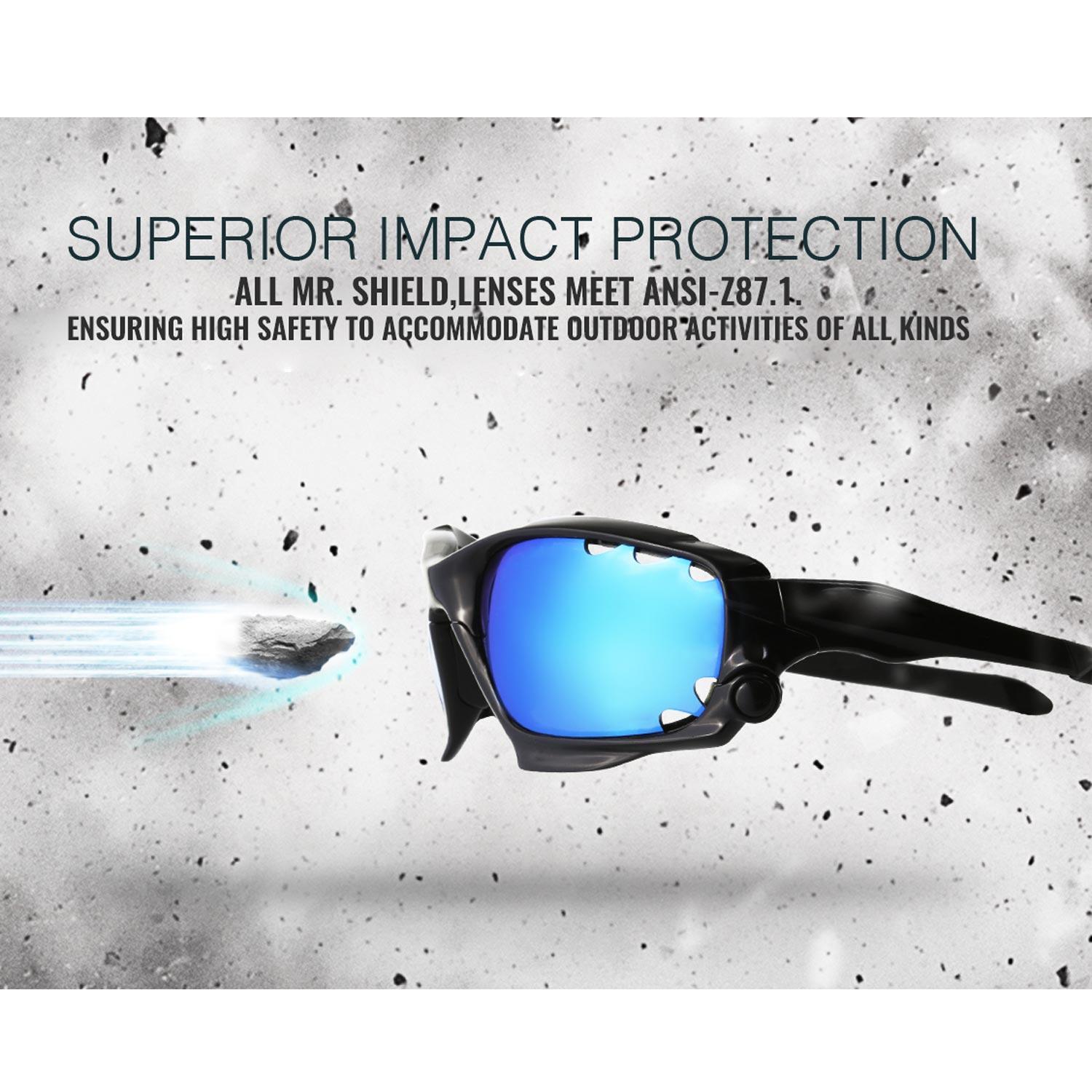 Walleva Replacement Lenses for Oakley Flak 2.0 XL Sunglasses – Multiple Options