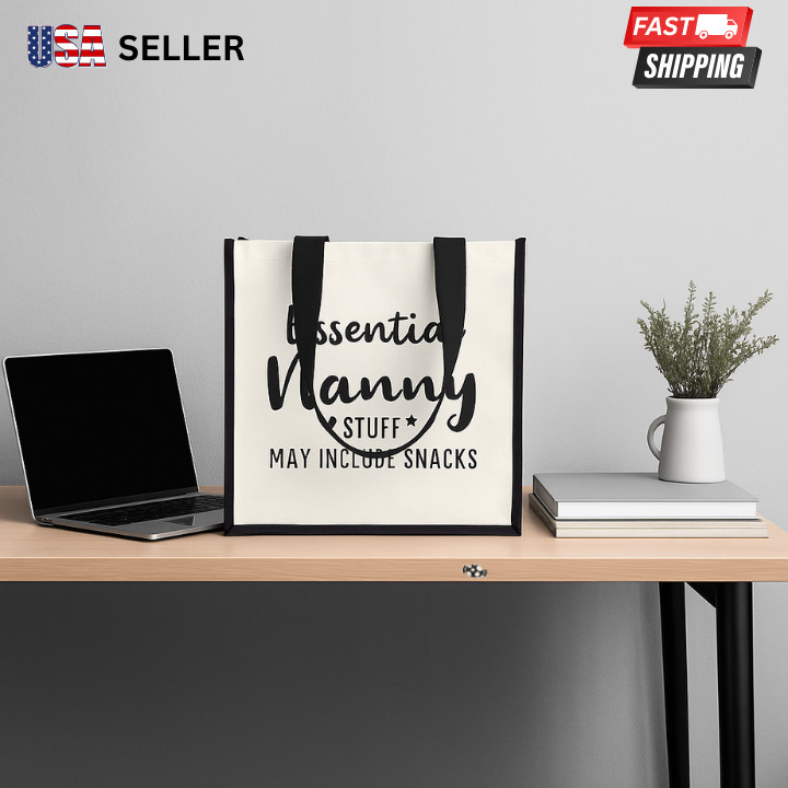 “NANNY” TOTE BAG FUN GIFT REUSABLE SHOPPING BEACH BAG BIRTHDAY – NEW
