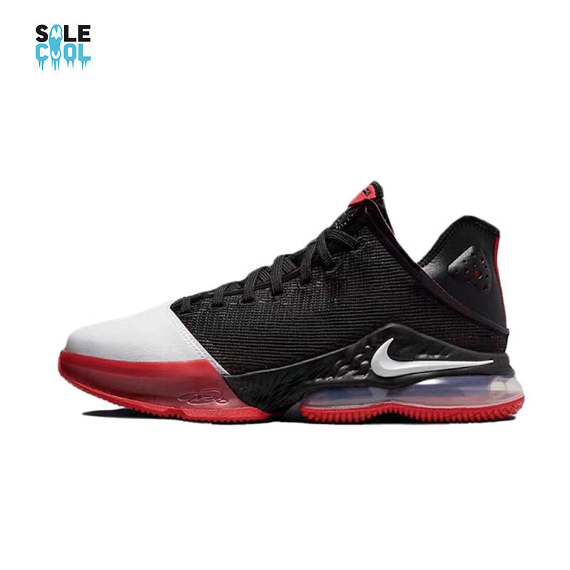 Nike LeBron James Shoes XIX Low White University Red Men’s Shoes DH1270-001